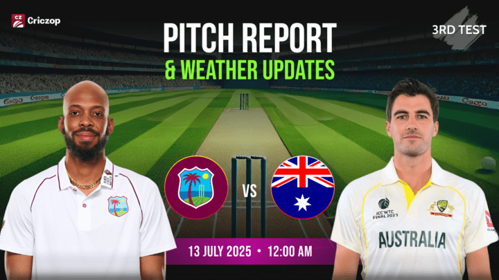 West Indies vs Australia Pitch Report & Weather Updates at Sabina Park, Kingston